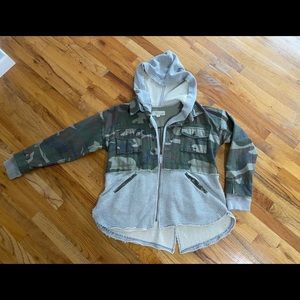 Vintage Havana Camo layered jacket